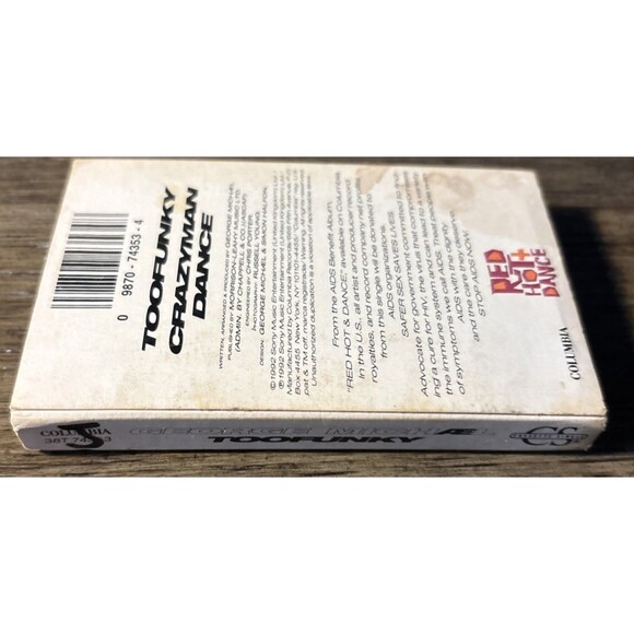 George Michael – Too Funky    Cassette  Single Columbia  1992 - Picture 4 of 7